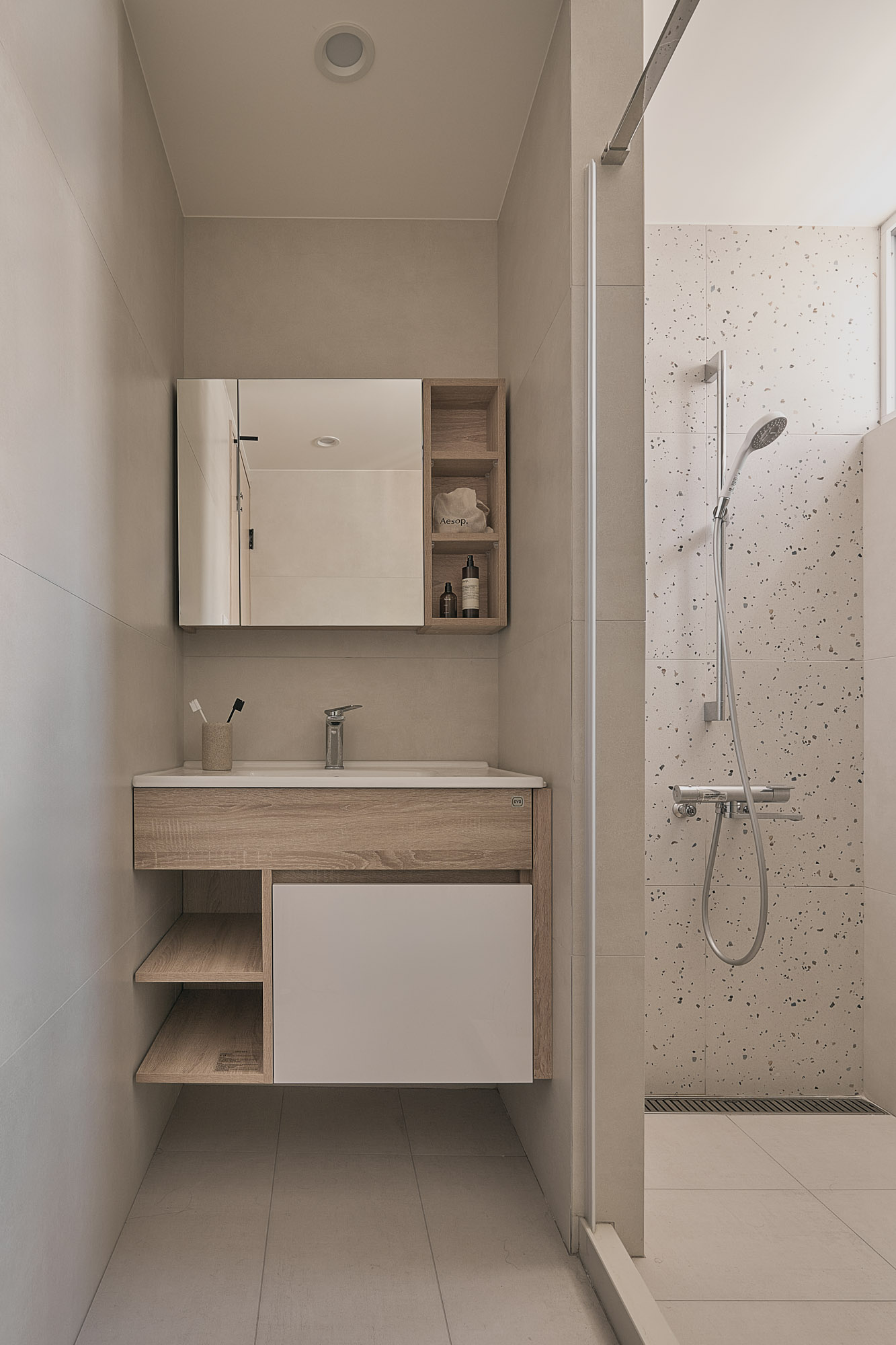 台北信義_富台國宅_日系_japandi_主臥浴室