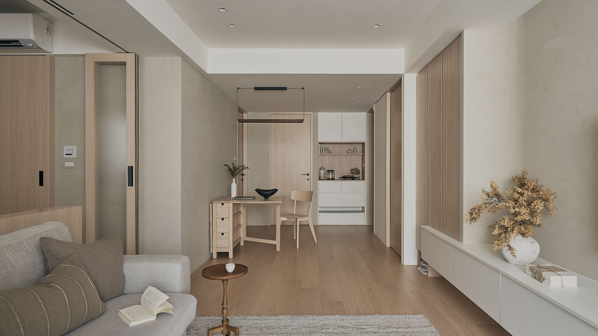 台北信義_富台國宅_日系_japandi_客餐廳